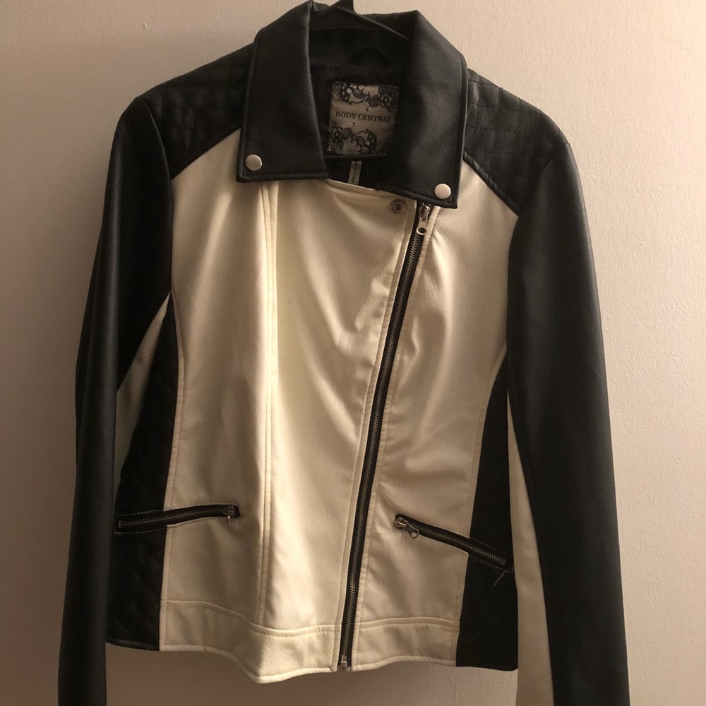 Black and Beige Jacket